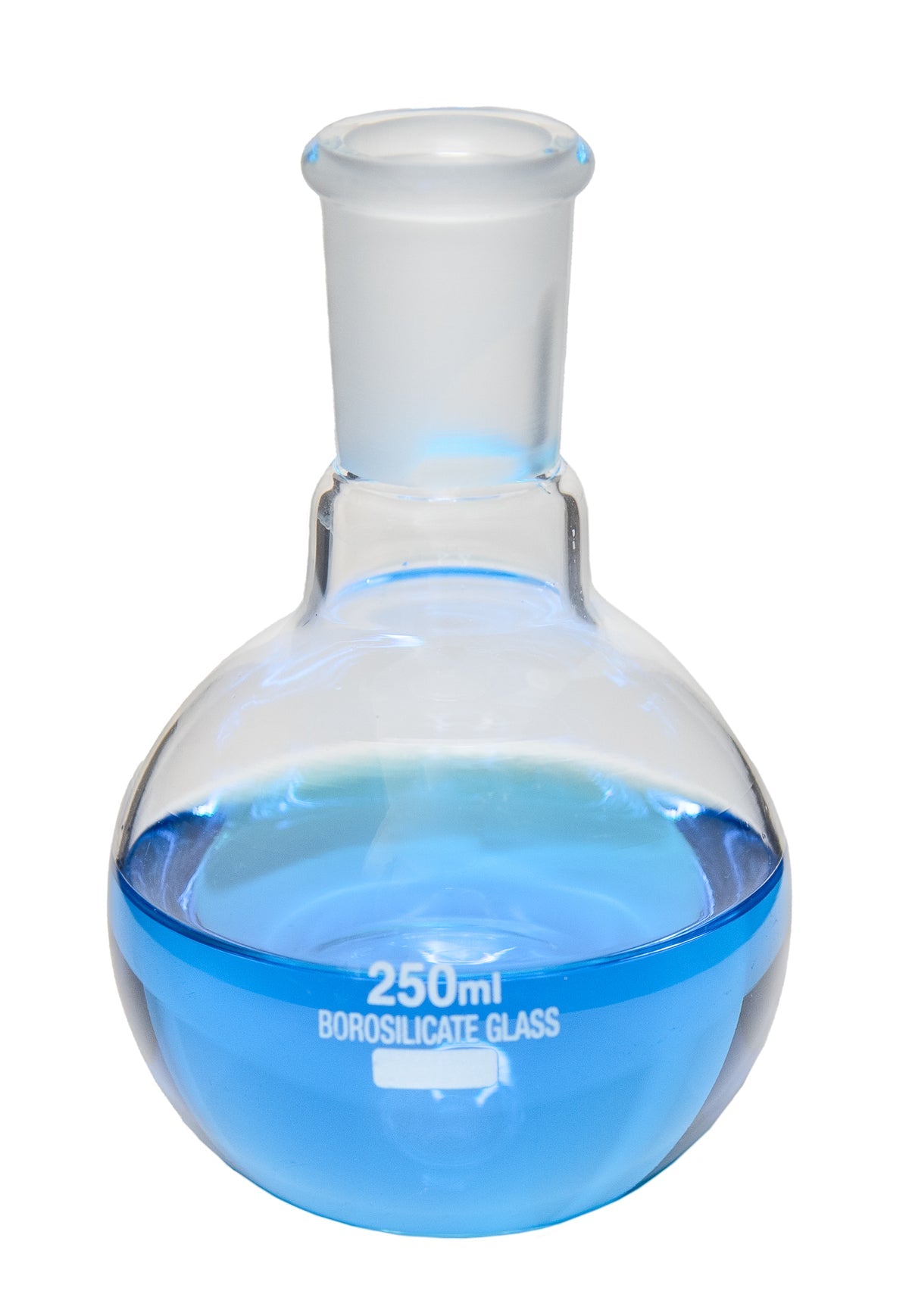 Flask, Boiling, Borosilicate Glass, Round-Bottom, 250ml, 24/40 Ground Glass Joint, Pack of 12