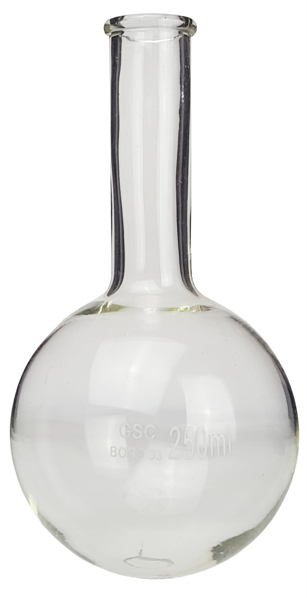 Flask, Florence, Borosilicate Glass, Round-Bottom, 250ml, Case of 48