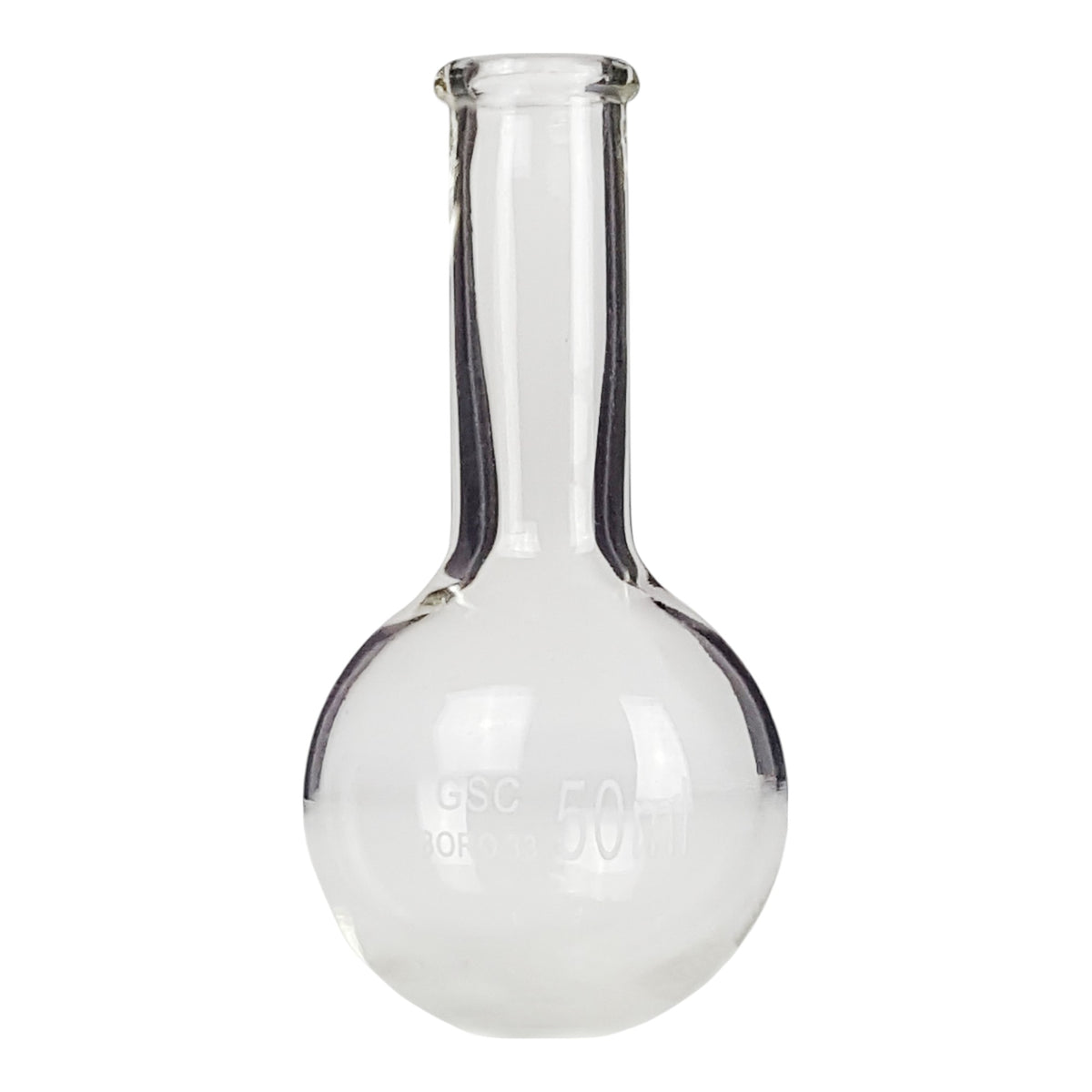 Flask, Florence, Borosilicate Glass, Round-Bottom, 50ml