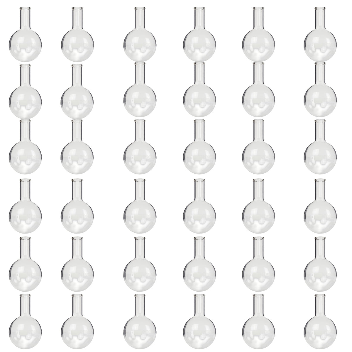 Flask, Florence, Borosilicate Glass, Round-Bottom, 500ml, Case of 36
