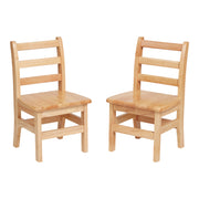 12in Three Rung Ladderback Chair 2-Pack - Assembled