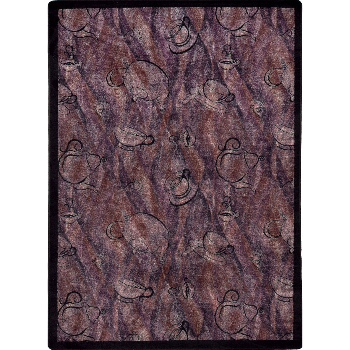 Fresh Brew 3'10" x 5'4" area rug in color Chai
