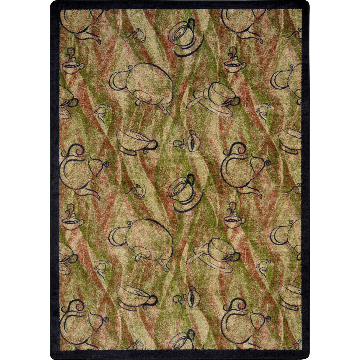 Fresh Brew 3'10" x 5'4" area rug in color Hazelnut