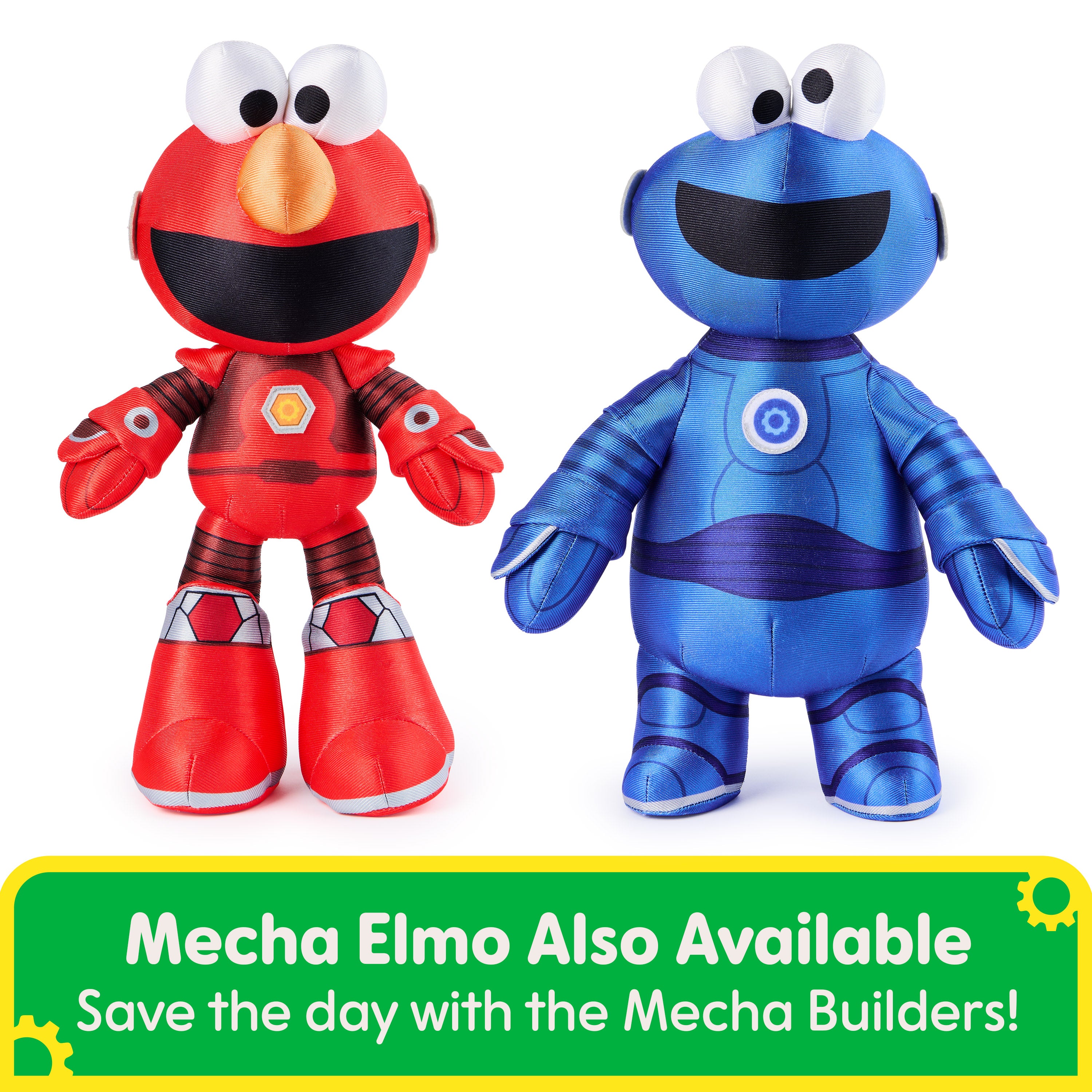 GUND Sesame Street Official Mecha Builder Cookie Monster Plush, Stuffed Animal for Ages 1 and Up, 13"