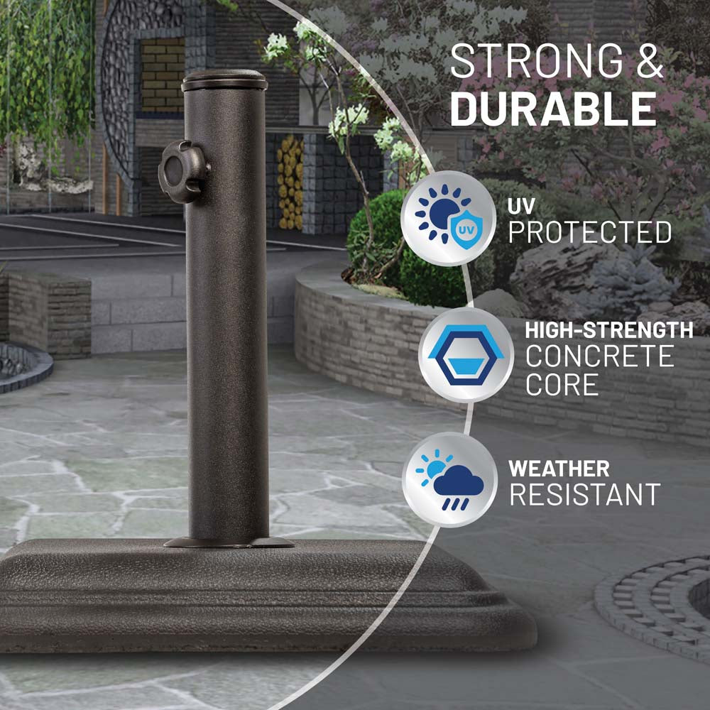 26 lb Black Umbrella Base