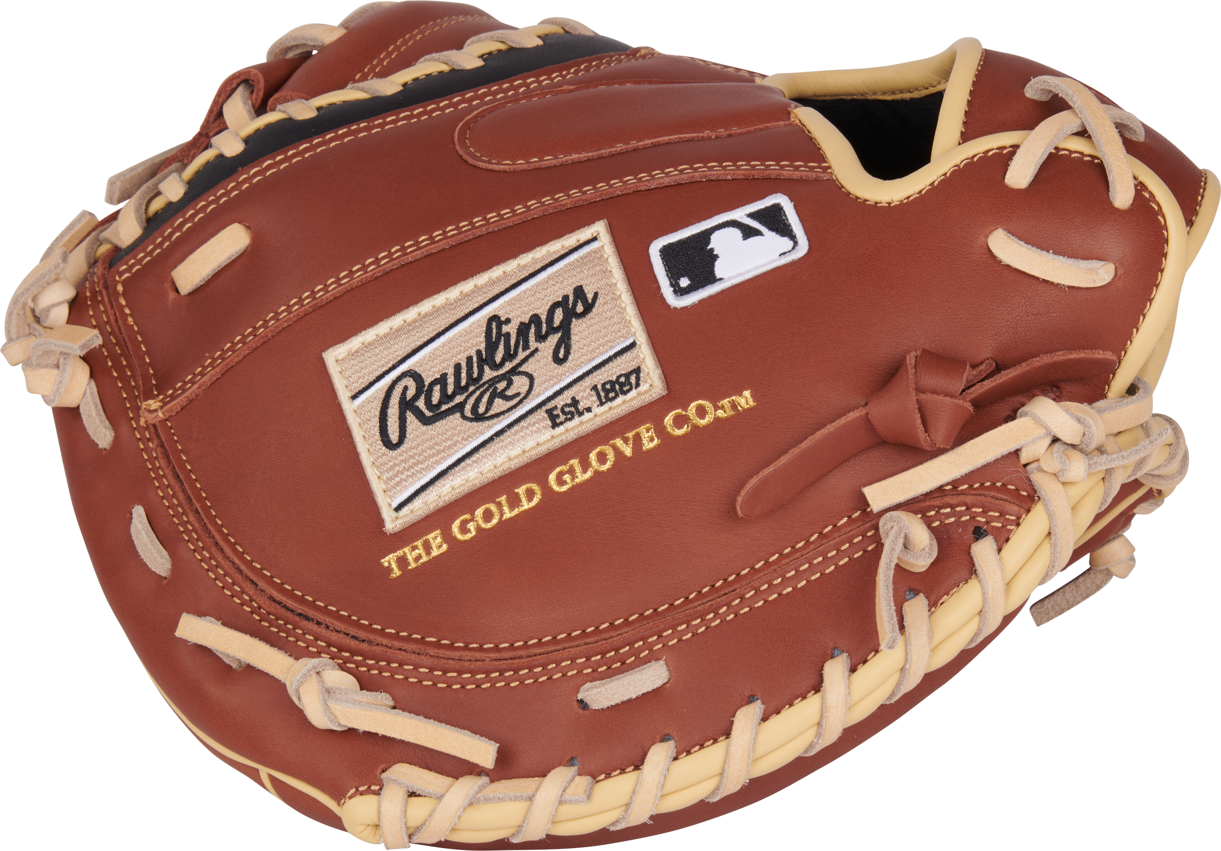 Rawlings Nxt Series Catchers Mitt 32.5-Inch Baseball Glove - Right Hand Thrower - Tan