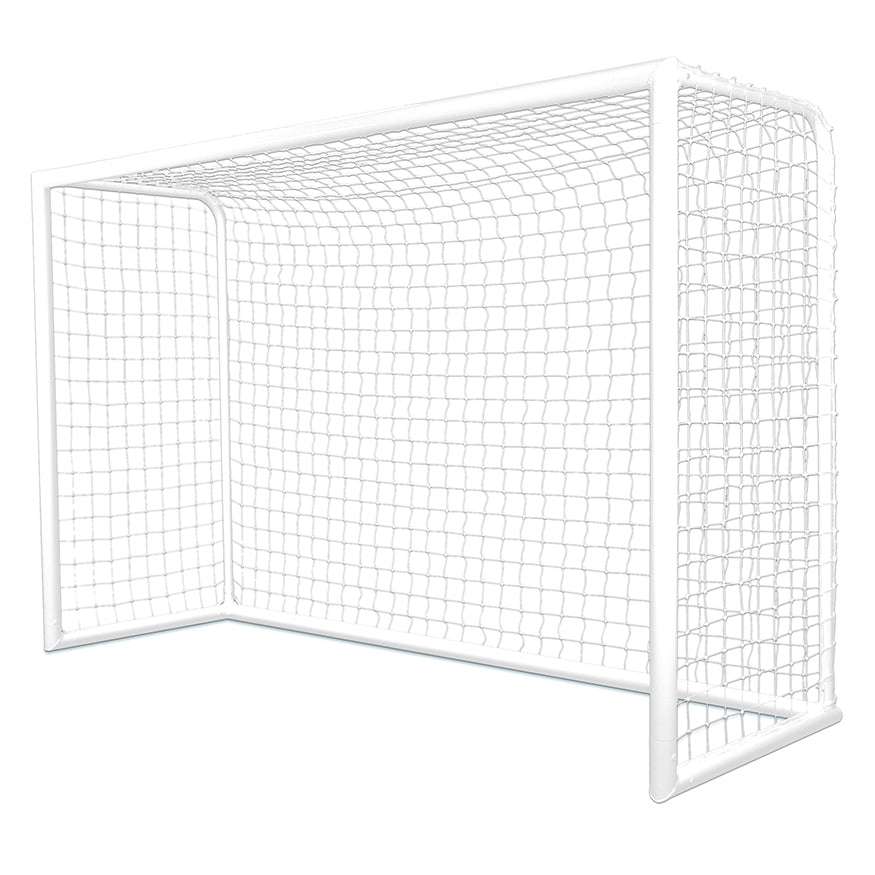 Futsal Goal - Deluxe, Official Size (6 ft. 7 in.H x 9 ft. 10 in.W x 3 ft.3 in.D - 4 in. Sq. Net) (2m x 3m)