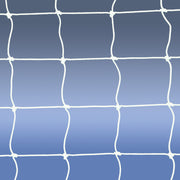 Futsal Goal Replacement Net - Official Size  (6 ft. 7 in.H x 9 ft. 10 in.W x 3 ft.3 in.D - 4 in. Sq.) (2m x 3m) (White)