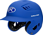 Rawlings R16 Matte Junior 1-Tone Baseball Helmet - Royal