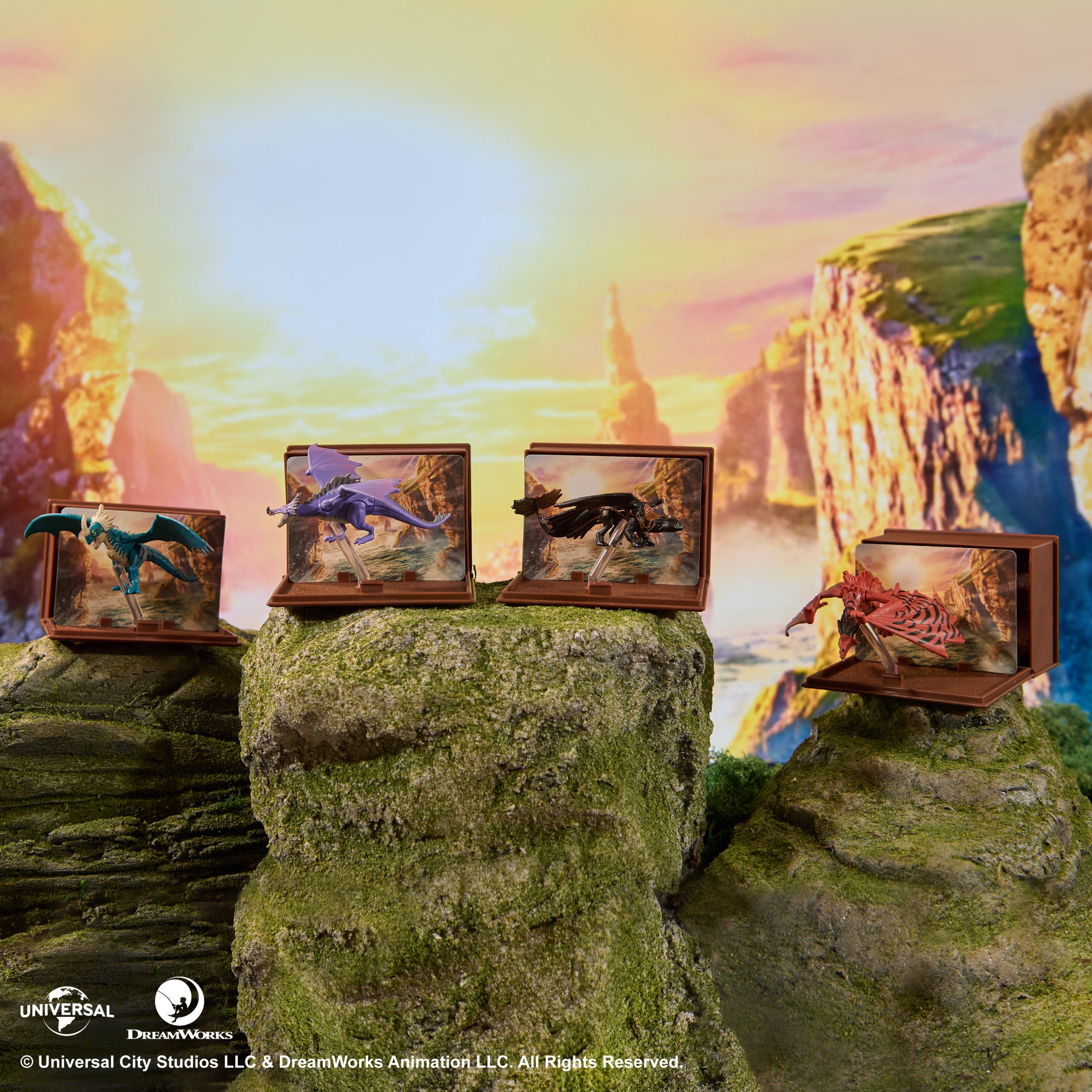 Dreamworks Dragons, How to Train Your Dragon, World of Berk: Book of Dragons, Collectible Dragon & Card with Display Stand for Ages 4 and up Styles May Vary