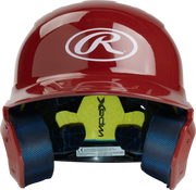 Rawlings Mach Gloss Senior Baseball Helmet - Cardinal