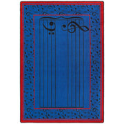 Fully Staffed 5'4" x 7'8" area rug in color Blue