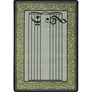 Fully Staffed 5'4" x 7'8" area rug in color Sage