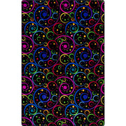 Fun and Games 12' x 12' area rug in color Fluorescent