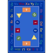 Fun-damentals 5'4" x 7'8" area rug in color Multi