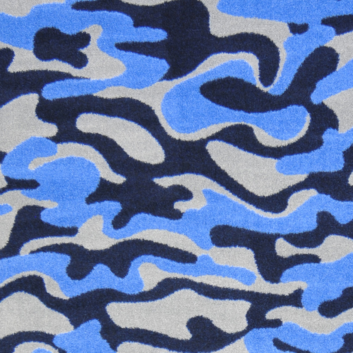 Funky Camo 5'4" x 7'8" area rug in color Blue
