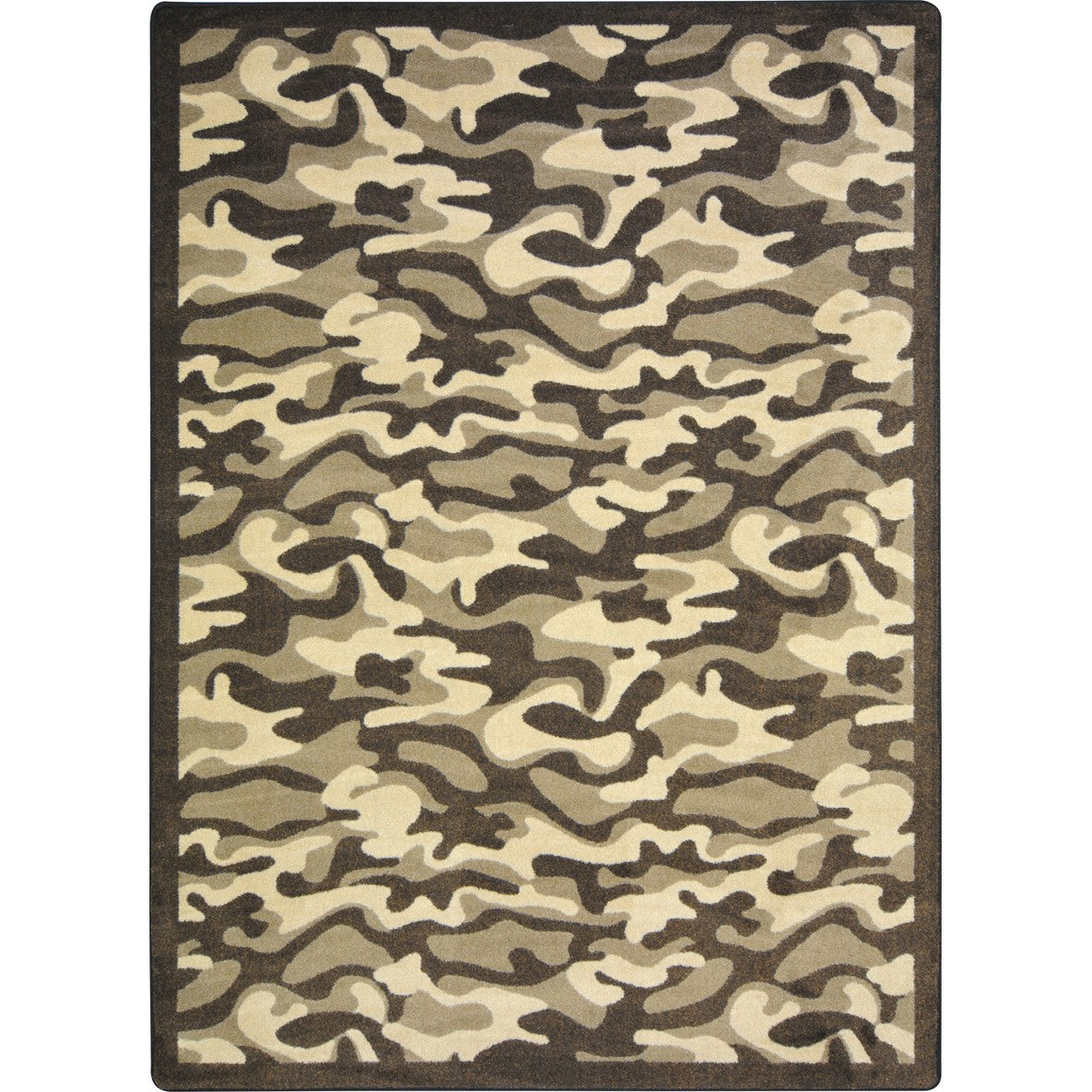 Funky Camo 5'4" x 7'8" area rug in color Desert