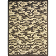 Funky Camo 7'8" x 10'9" area rug in color Desert