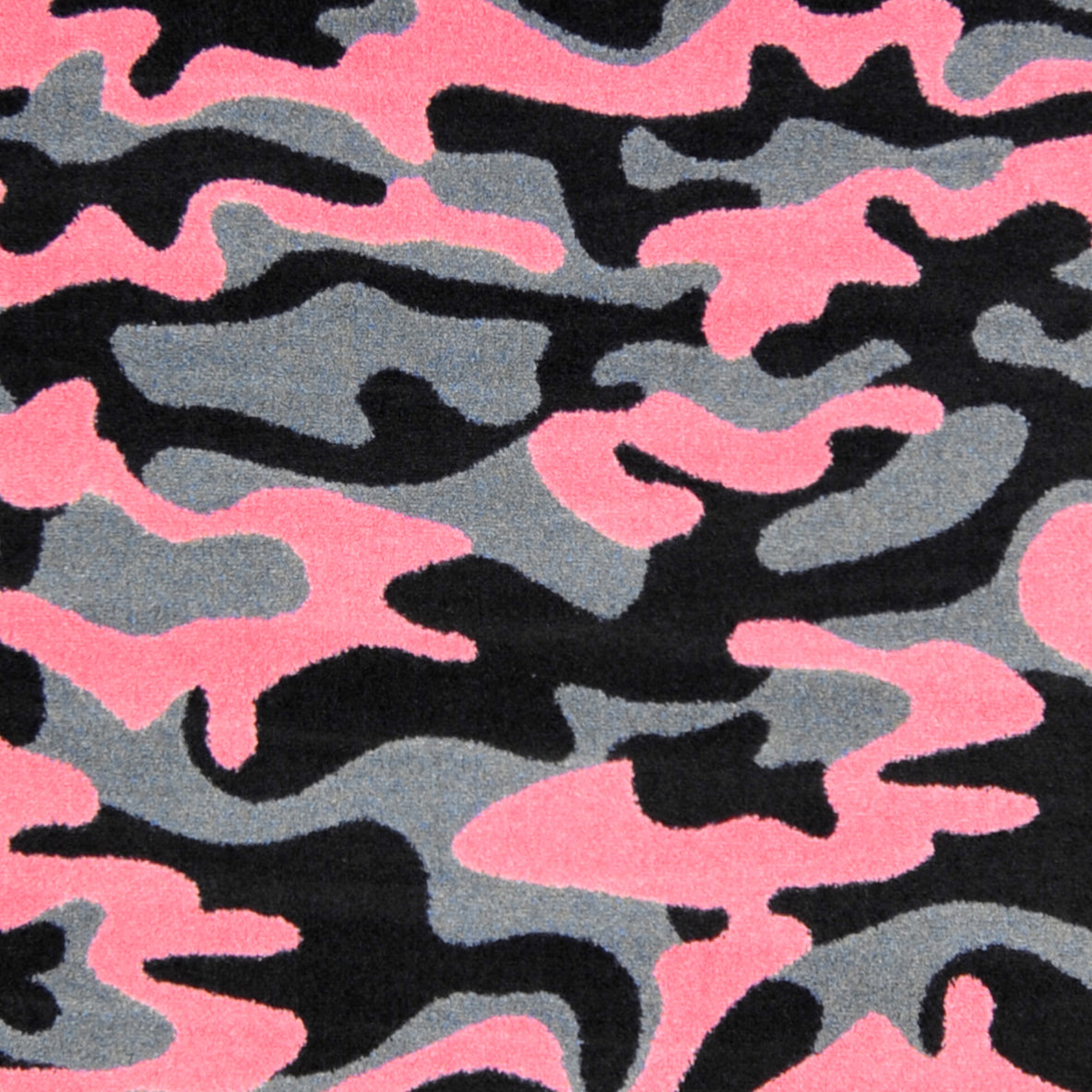 Funky Camo 10'9" x 13'2" area rug in color Pink