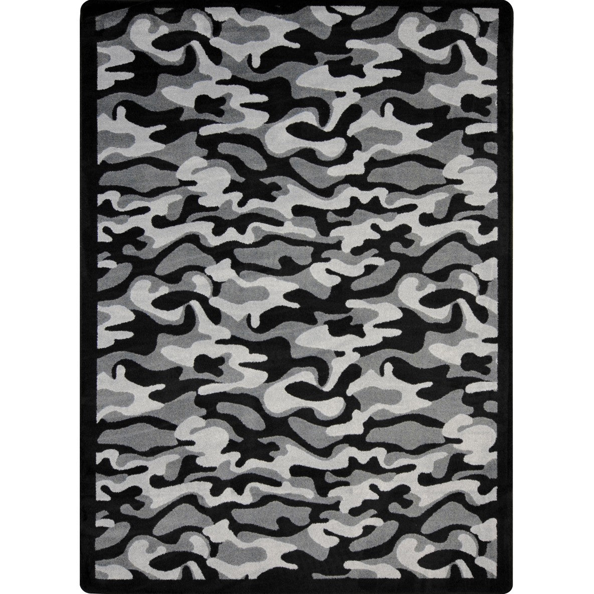 Funky Camo 7'8" x 10'9" area rug in color Urban
