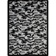 Funky Camo 7'8" x 10'9" area rug in color Urban