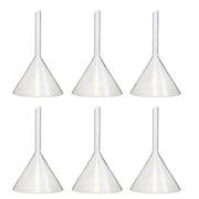 Funnel, Short Stem, Borosilicate Glass, 120mm, Pack of 6