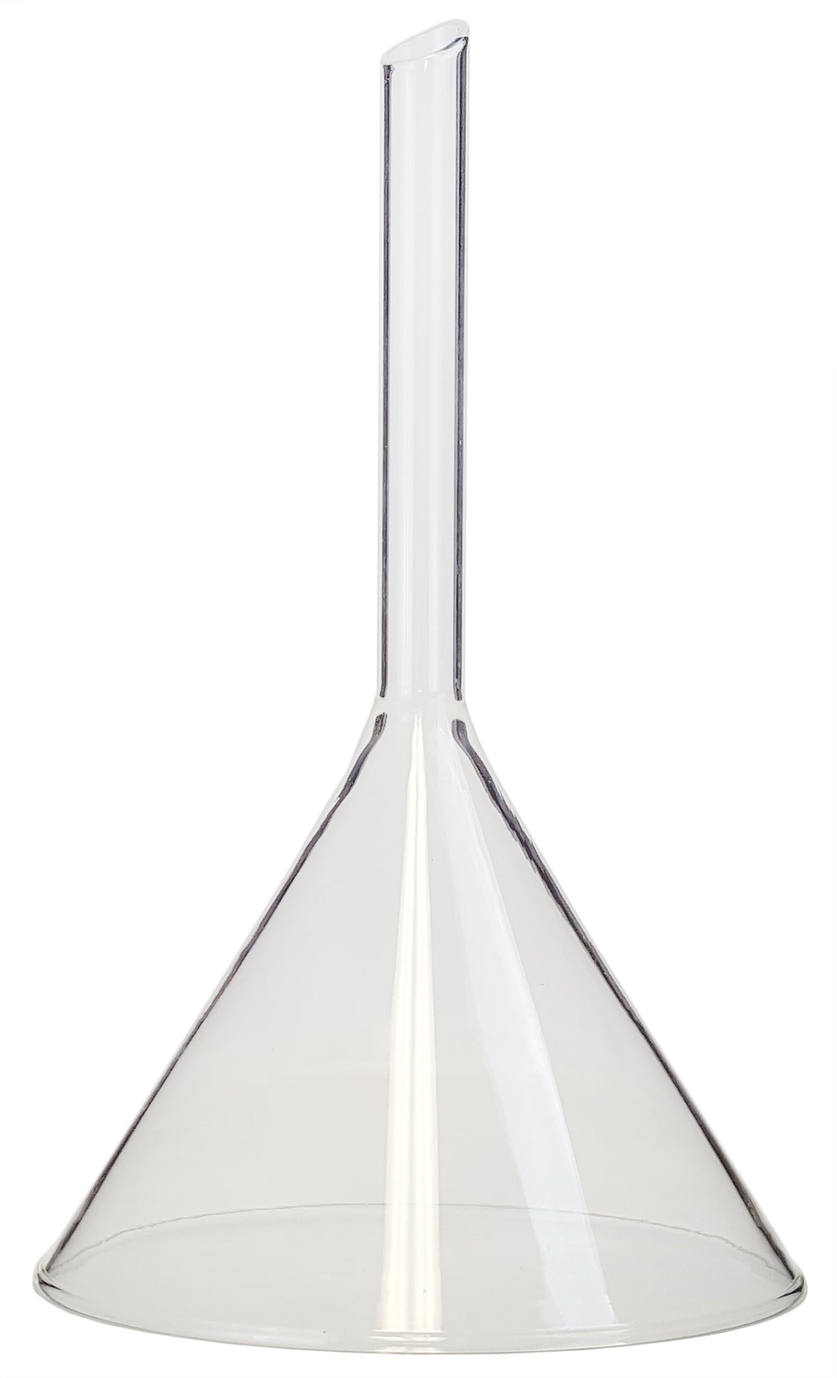 Funnel, Short Stem, Borosilicate Glass, 120mm, Case of 36