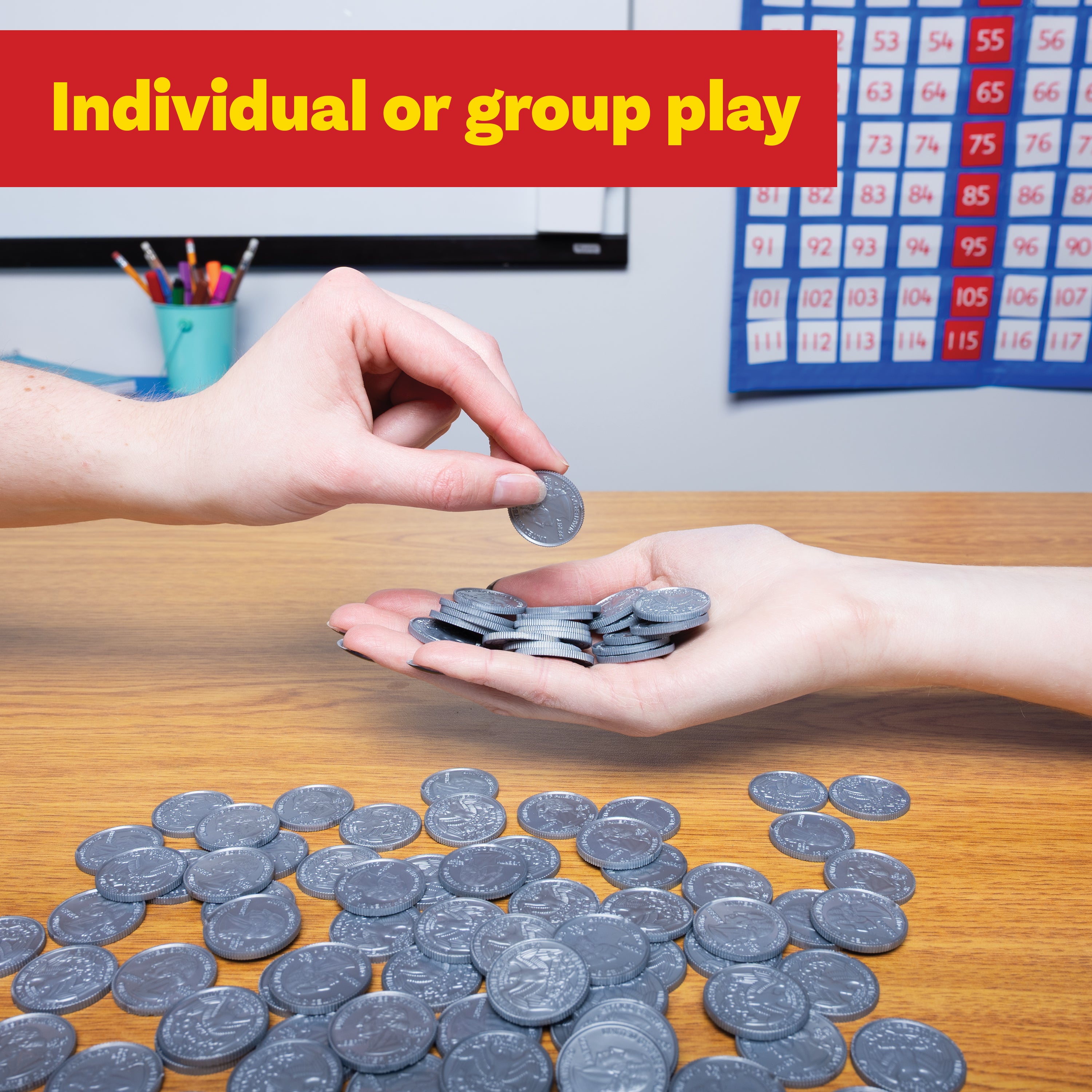 Play Quarters - Set of 100