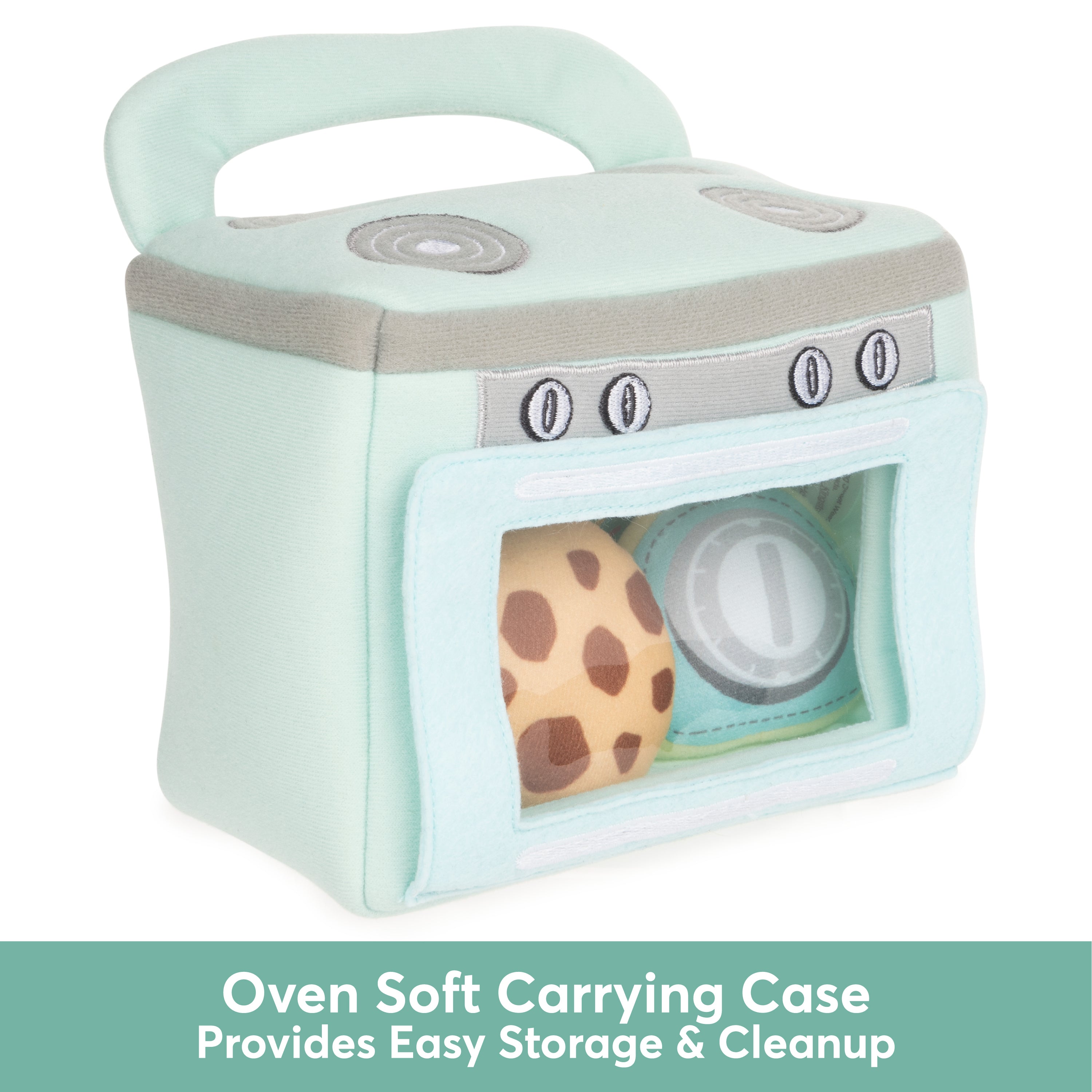 Baby GUND My First Baking Plush Playset with Sounds, Rattle, Squeaks and Crinkles, Ultra Soft Plush Sensory Toy for Babies and Newborns