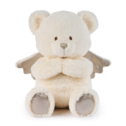 GUND Baby Angel Bear with Wings, Spiritual Teddy Bear with Chime Sound, Sensory Toy for Babies and Newborns, White, 9”