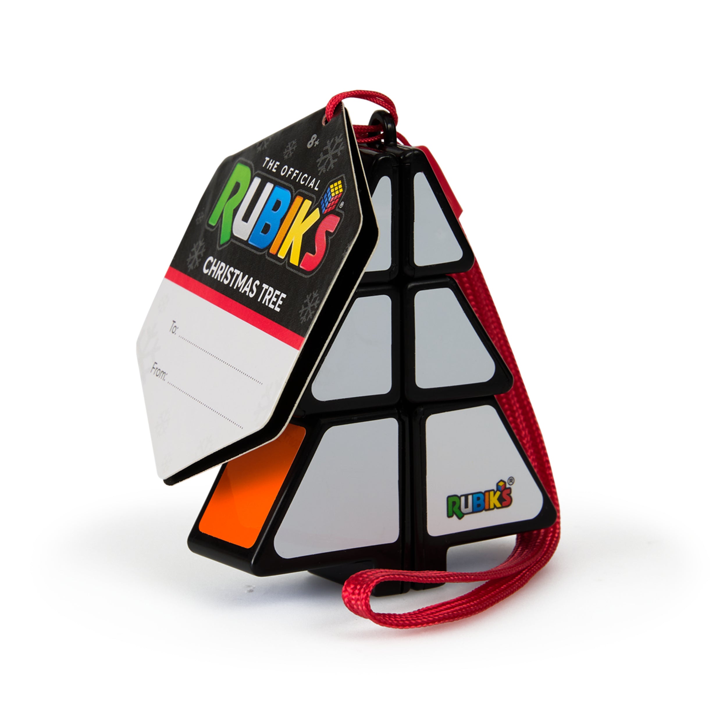 Rubik’s Cube, Christmas Tree Festive Novelty Cube and Problem-Solving Puzzle, Christmas Bauble Decorations