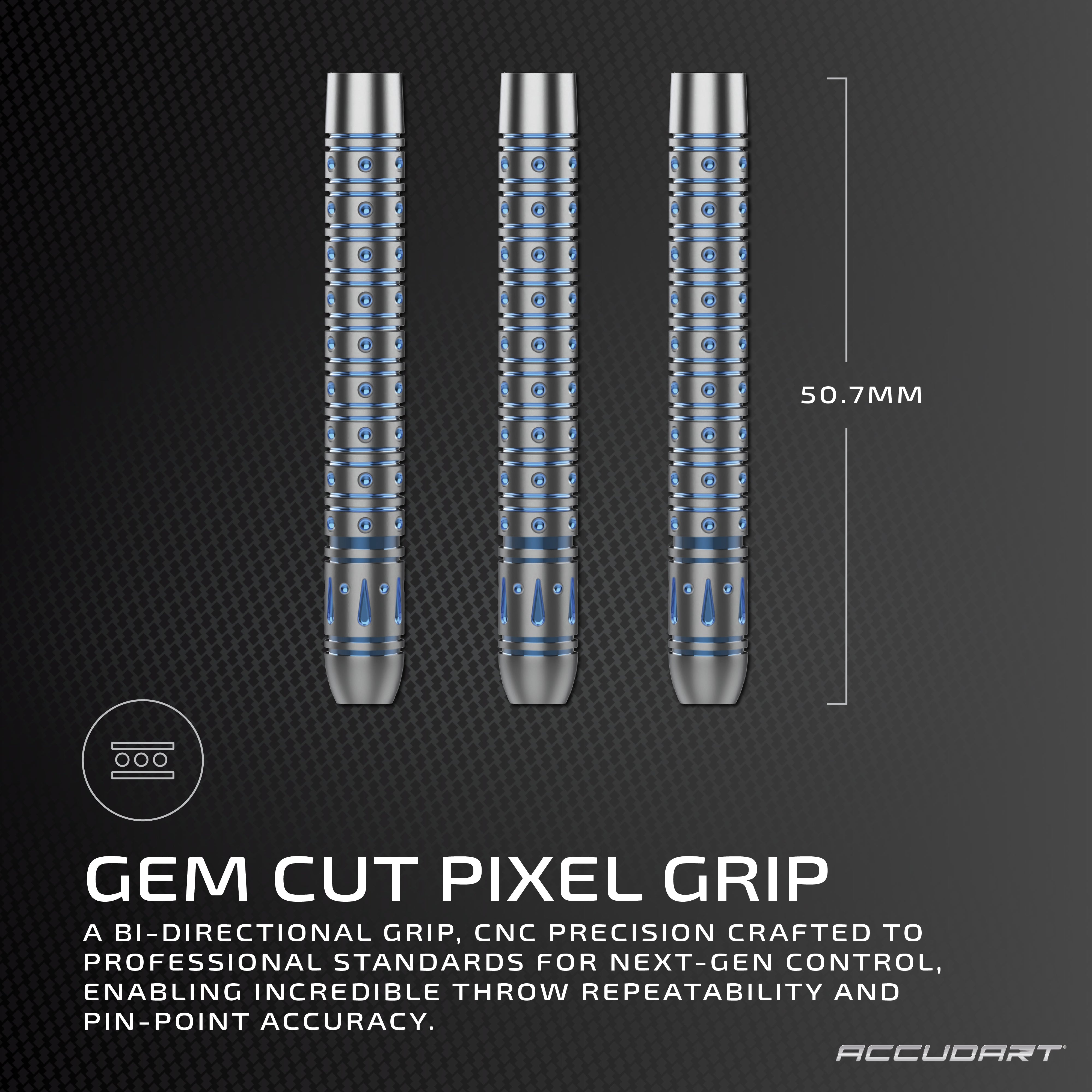 Accudart Steel Tip Dart Set 6.0