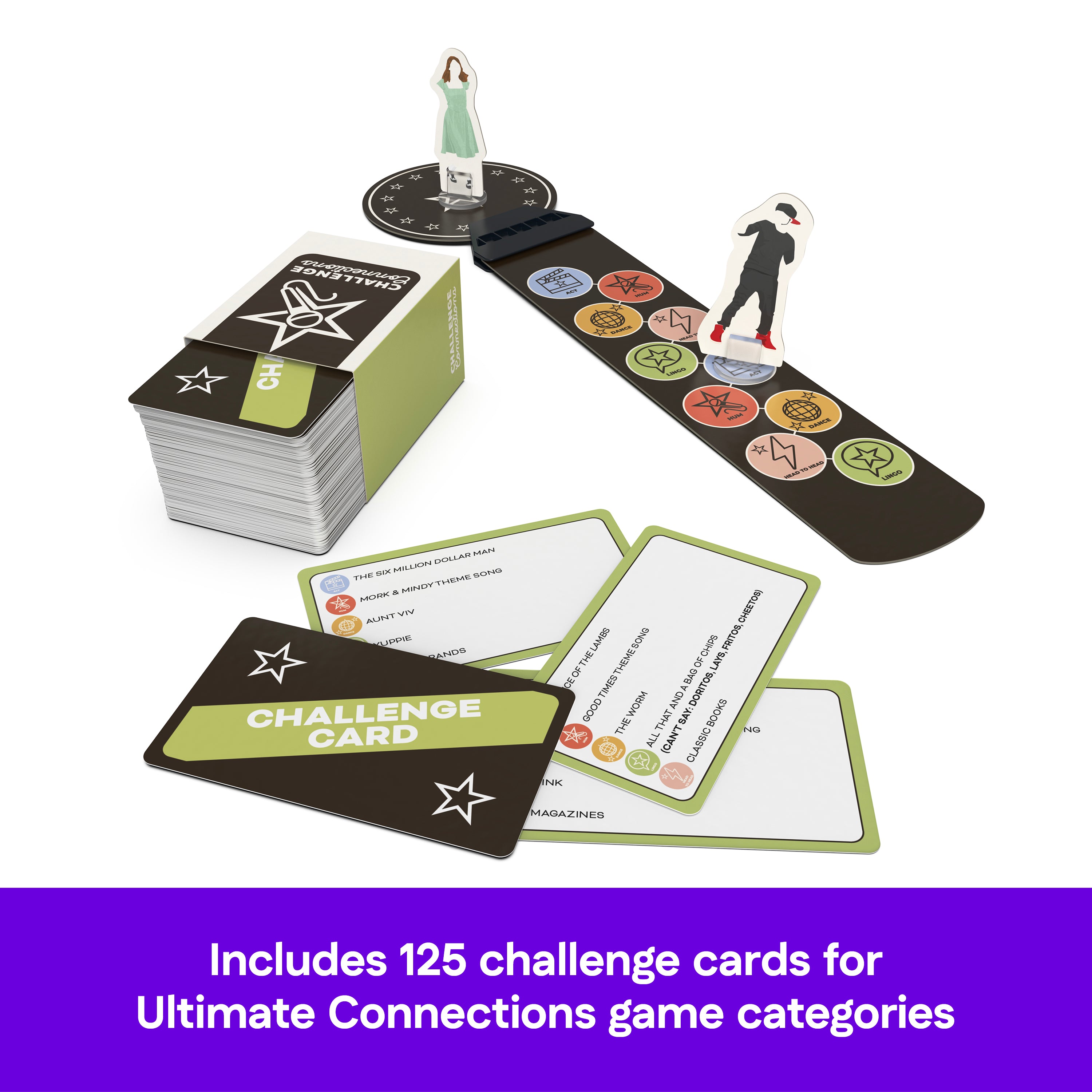 Spin Master Games, SolidRoots Mind the Gap Challenge Connections, Expansion Pack for the MTG Ultimate Connections Trivia Game for the Generations, Family Game Night, 2 & Up Players, for Ages 8 & Up