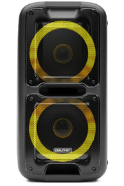 Dolphin Audio Dolphin Audio Portable Bluetooth Speaker on Wheels with Sound Activated Light Show
