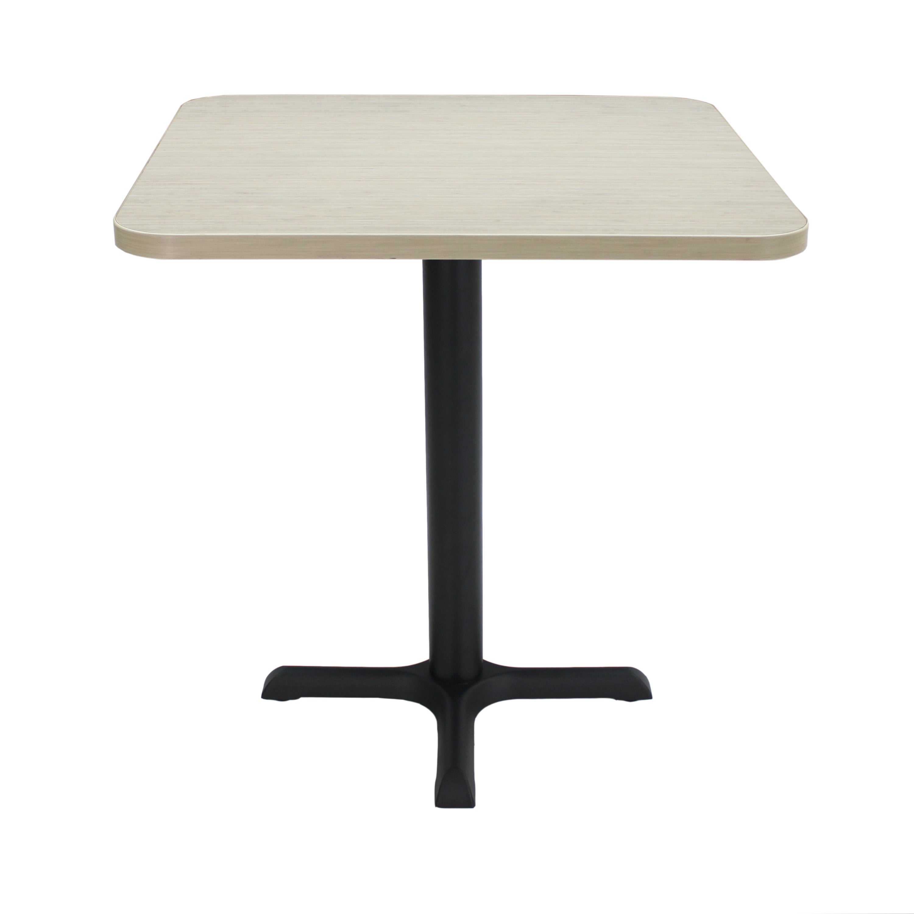 30" x 30" Square Cafe Bistro Table - Asian Sand/Black