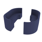 Pro Series Tallback Chairs 18" Seat Height, 6-Piece Set - Navy