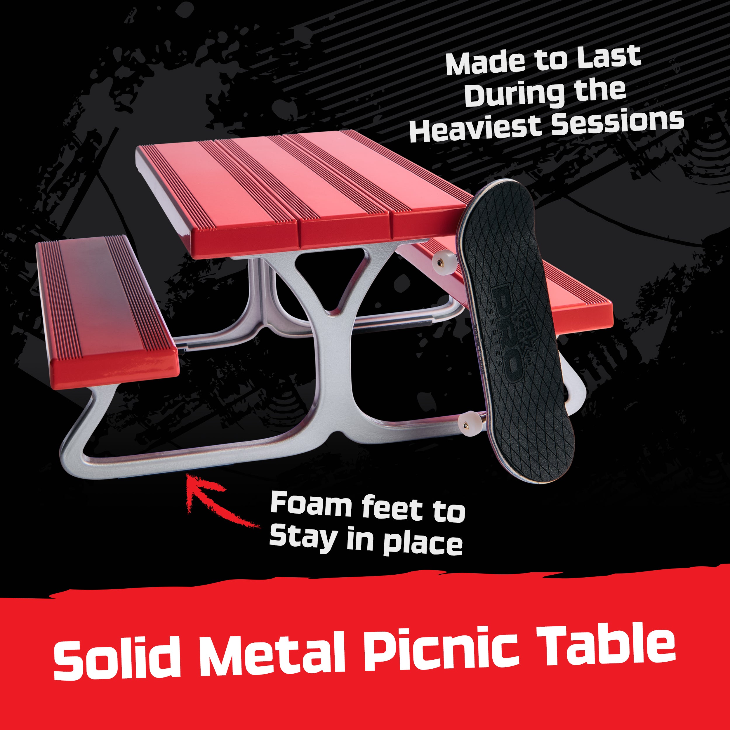 Tech Deck, Pro Series Daily Grind Pack 2.0 with Picnic Table and Bike Rack; Kids Toys for Boys Ages 6 and up Mini Fingerboard Sold Separately