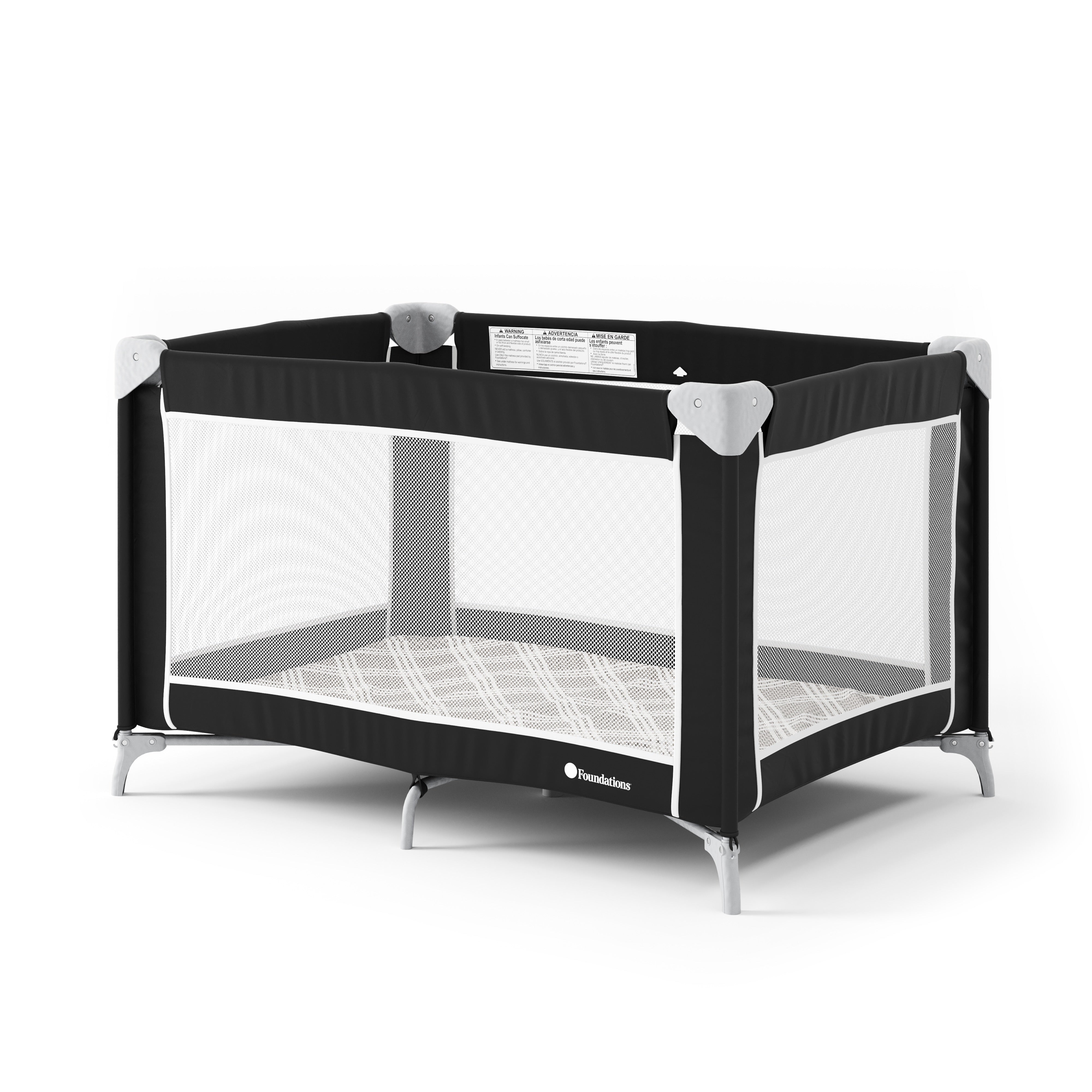 Sleep 'n Store Play Yard (Mod Plaid Graphite)