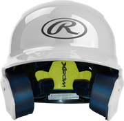 Rawlings Mach Gloss Senior Baseball Helmet - White