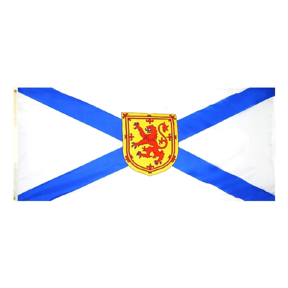 Nova Scotia Canadian Province Flag 3x6 ft. Nylon SolarGuard Nyl-Glo 100% Made in USA