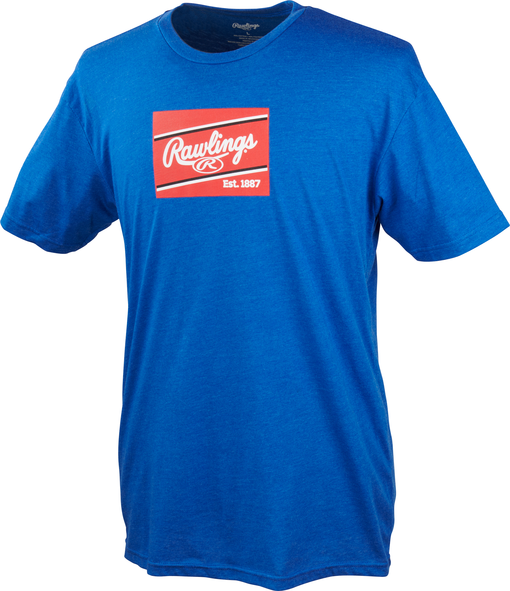 Rawlings Adult Patch T-Shirt - Small - Royal