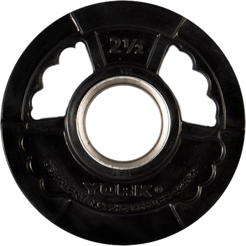 2.5 LB G2 Dual Grip Thin Line Rubber Encased Olympic Plate