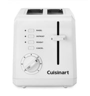 2 Slice Compact Plastic Toaster - White
