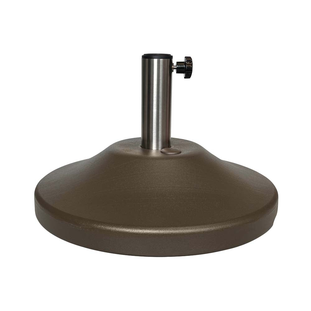 50 lb Premium Umbrella Base with Stainless Stem (Bronze)