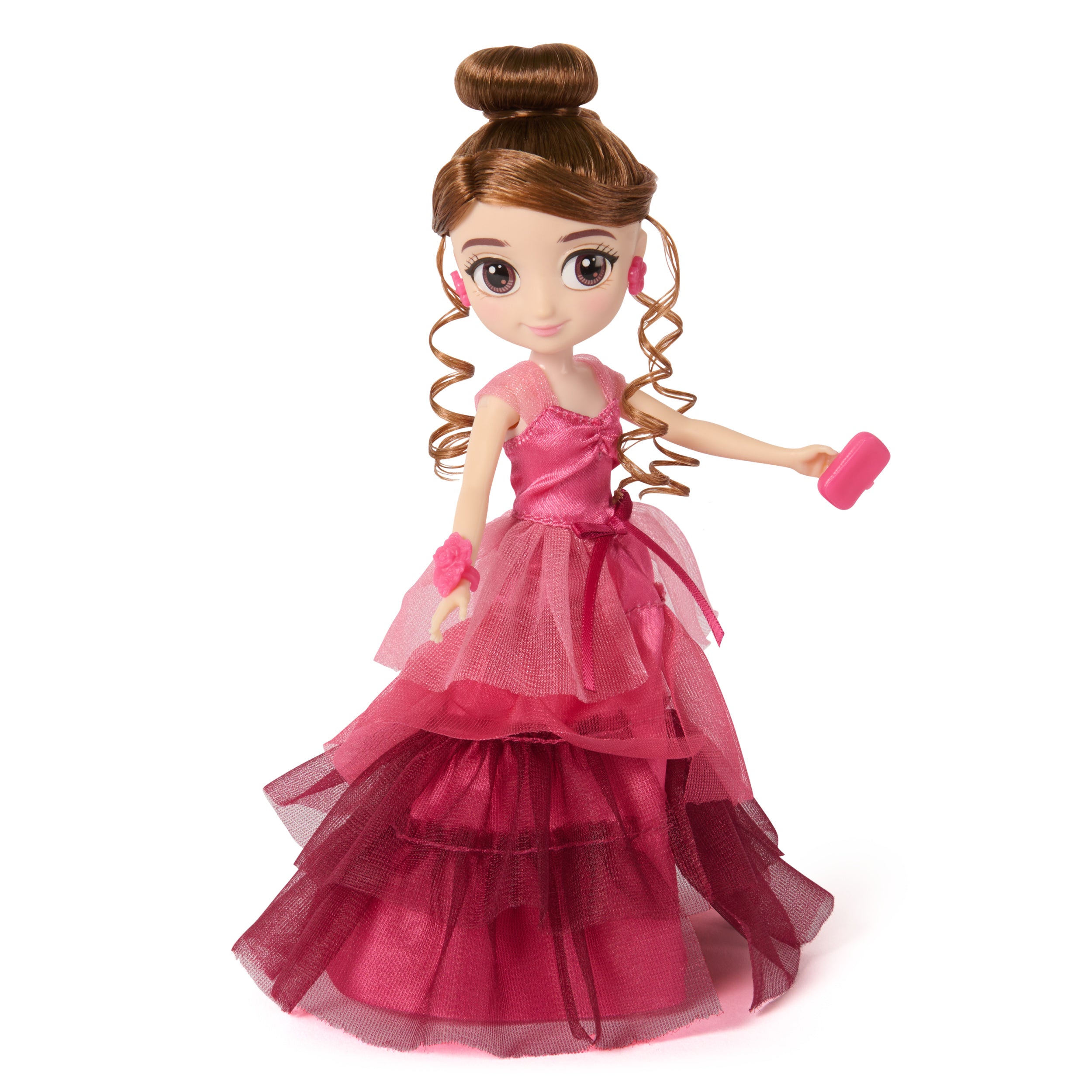 Wizarding World Harry Potter, 8-inch Hermione Granger Doll 9-Piece Yule Ball Gift Set with Doll Accessories, Kids Toys for Ages 6 and up