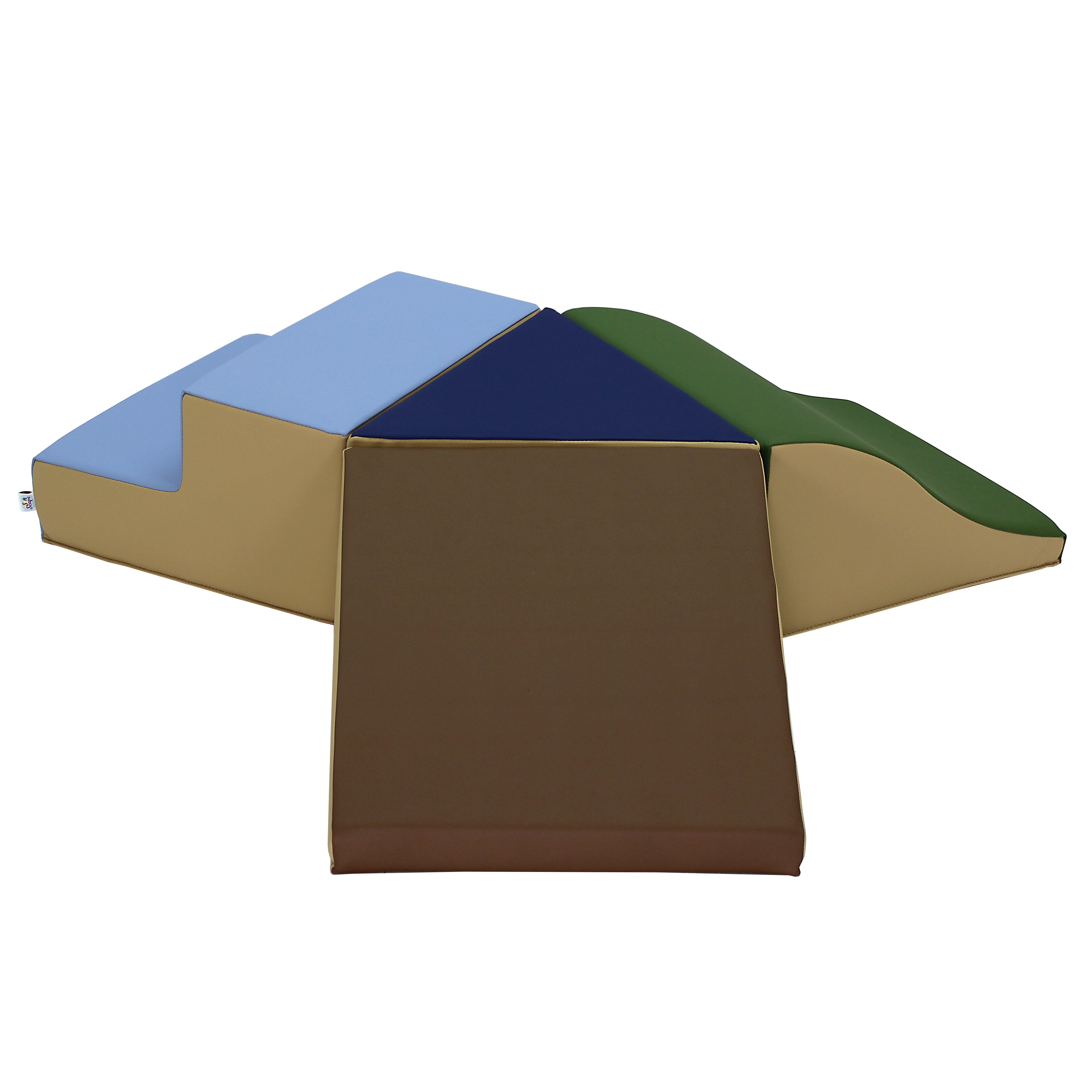 SoftScape Toddler Playtime Junction Climber - Earthtone