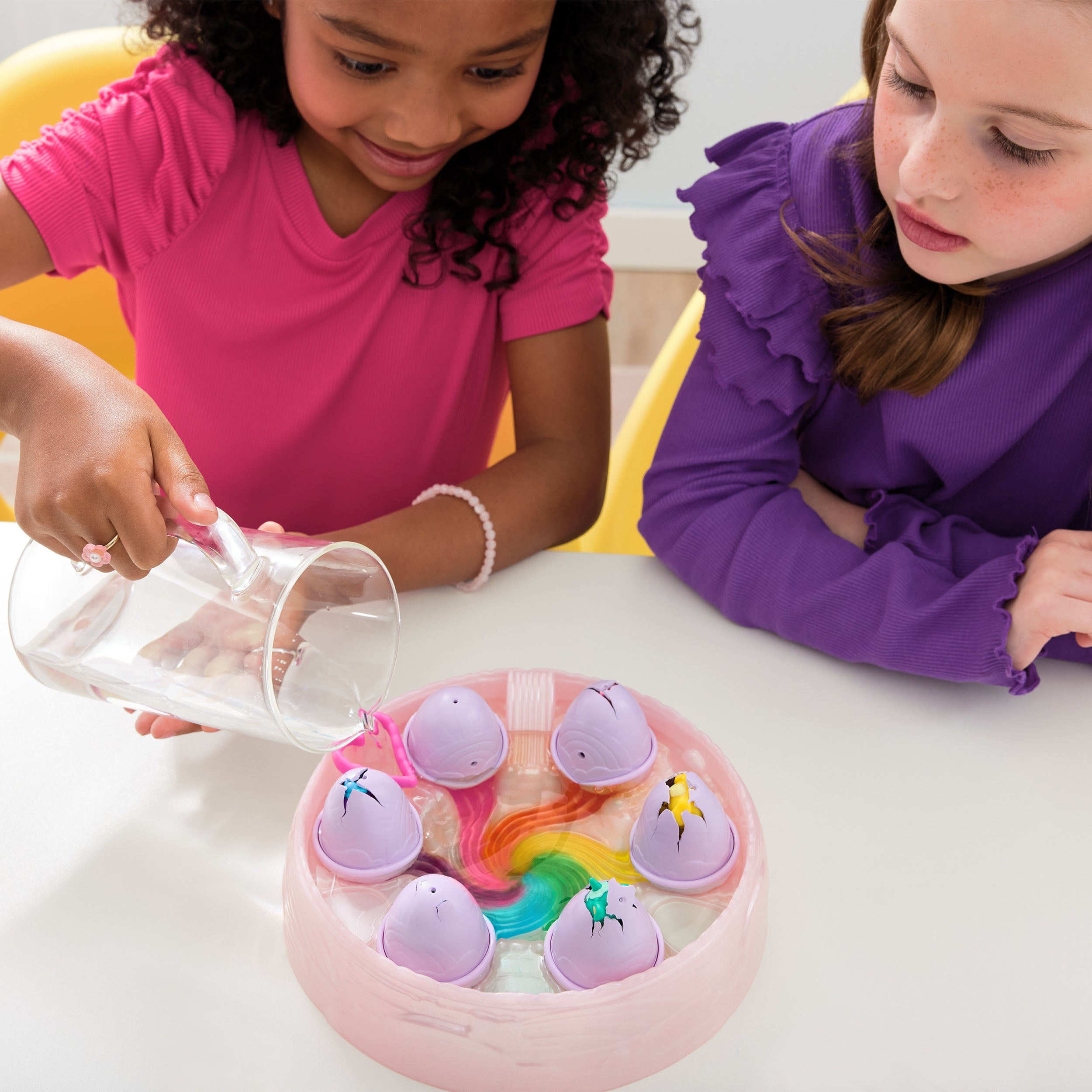 Hatchimals Alive, Rainbow Hatchery with 6 Mini Figures in Color Reveal Eggs & over 10 Accessories, Kids Toys for Ages 3 and up