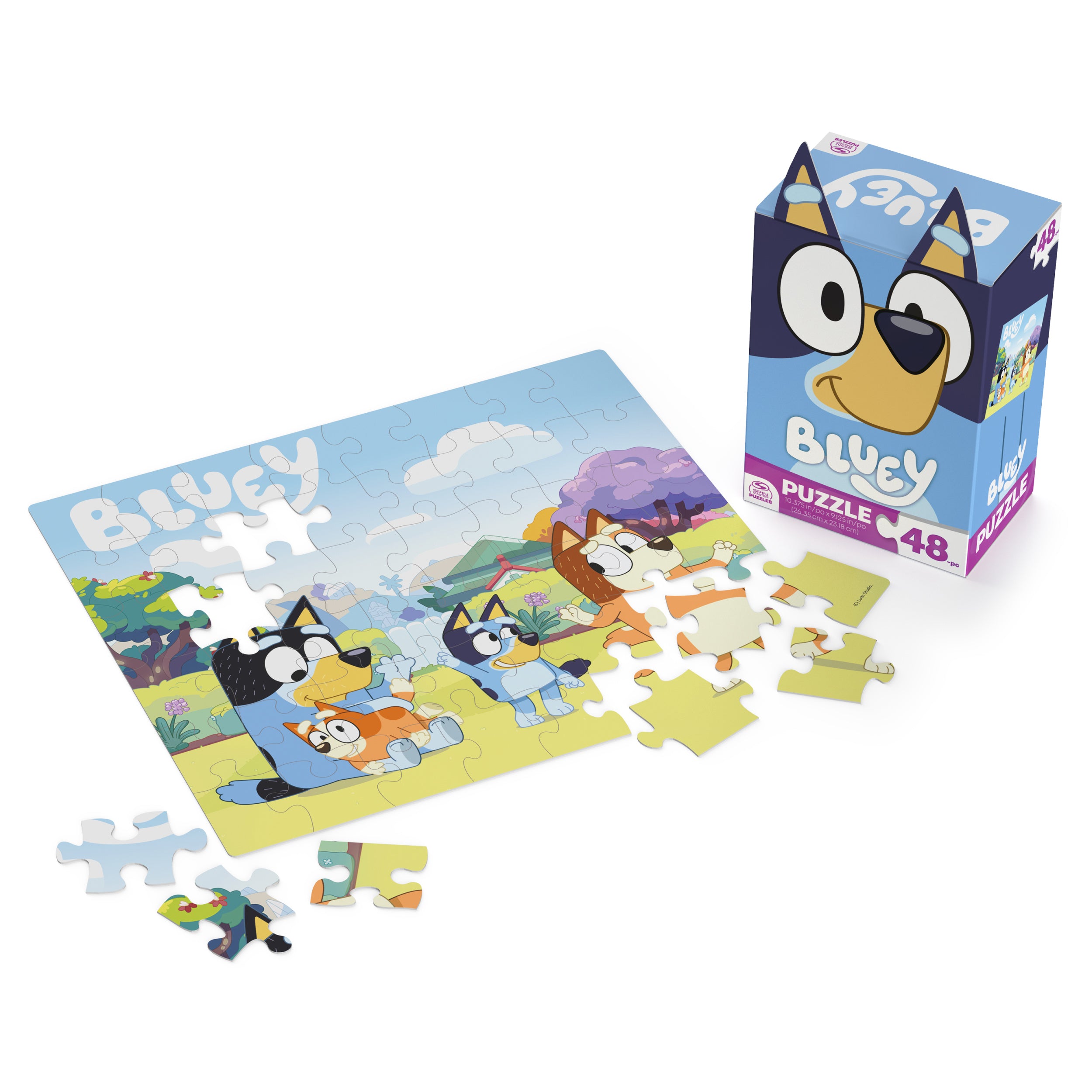 Bluey, 48-Piece Jigsaw Puzzle with Cute Ear Gift Box