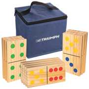 Triumph Wood Lawn 28-Piece Domino Set