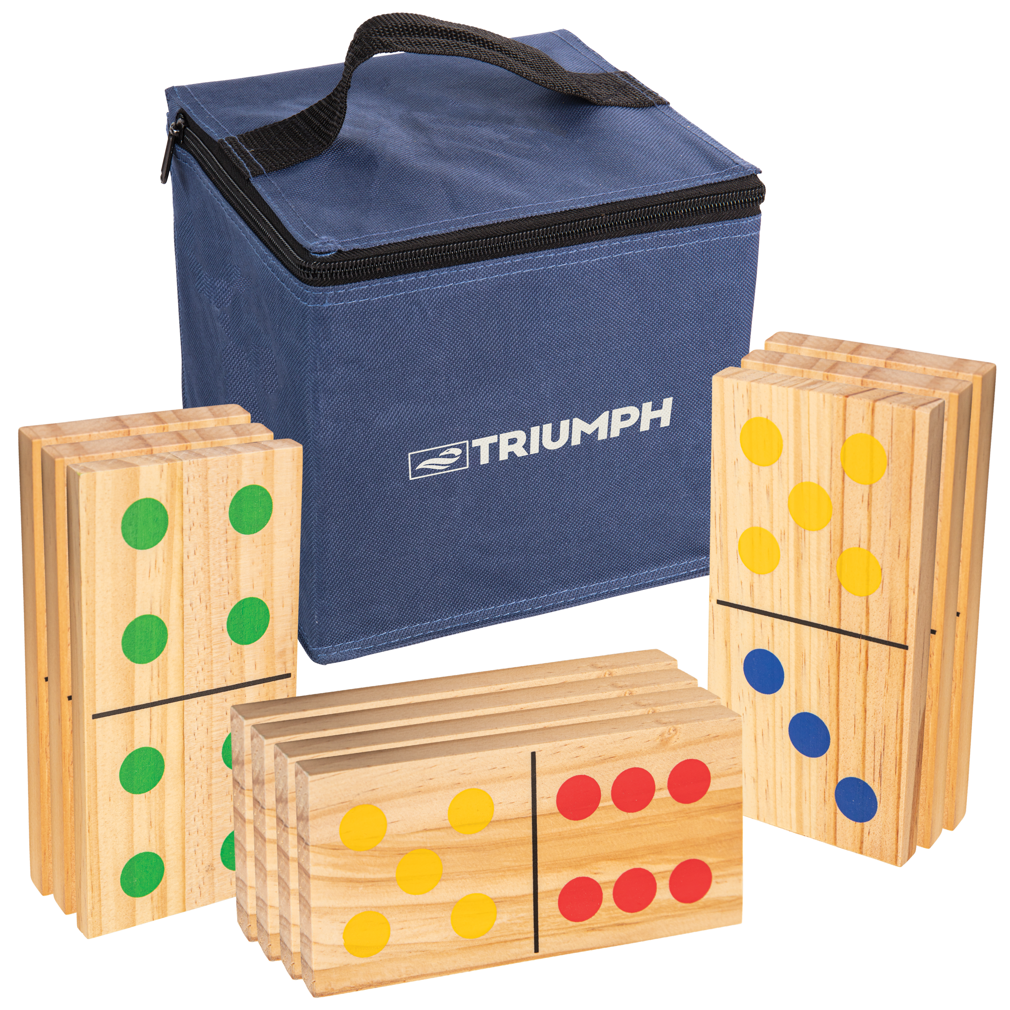 Triumph Wood Lawn 28-Piece Domino Set